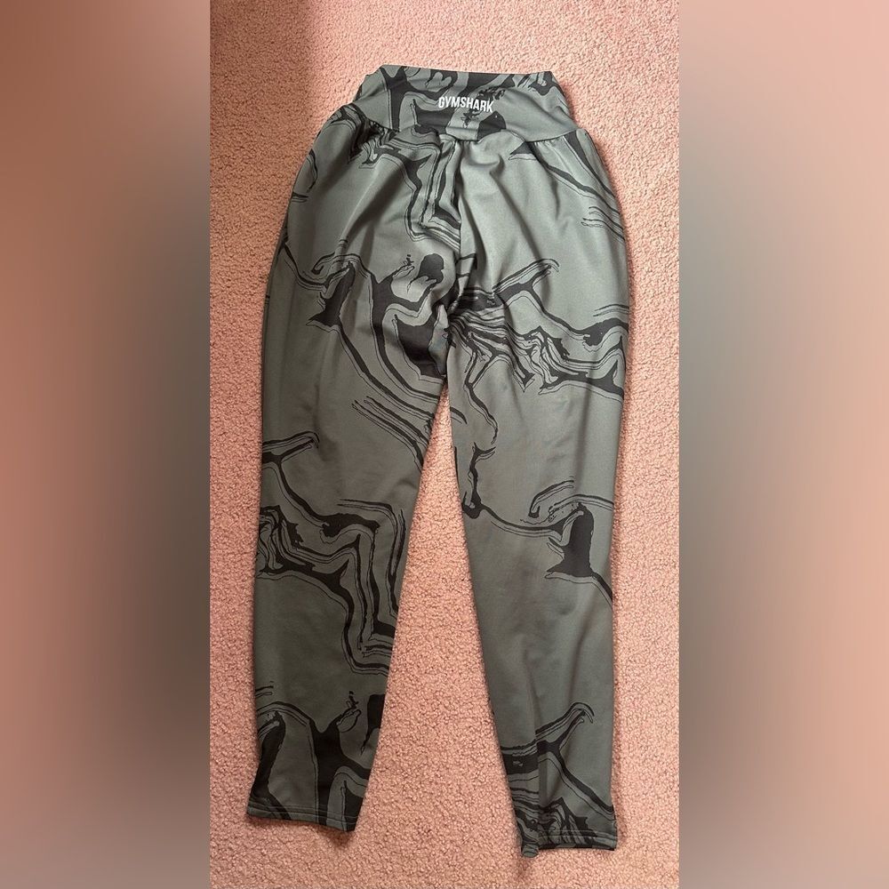Gymshark GS Power Bottoms Swirl Patterned Women's Joggers High Rise Size Small